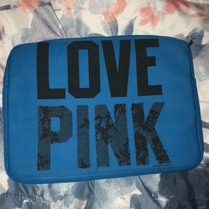 Pink laptop case